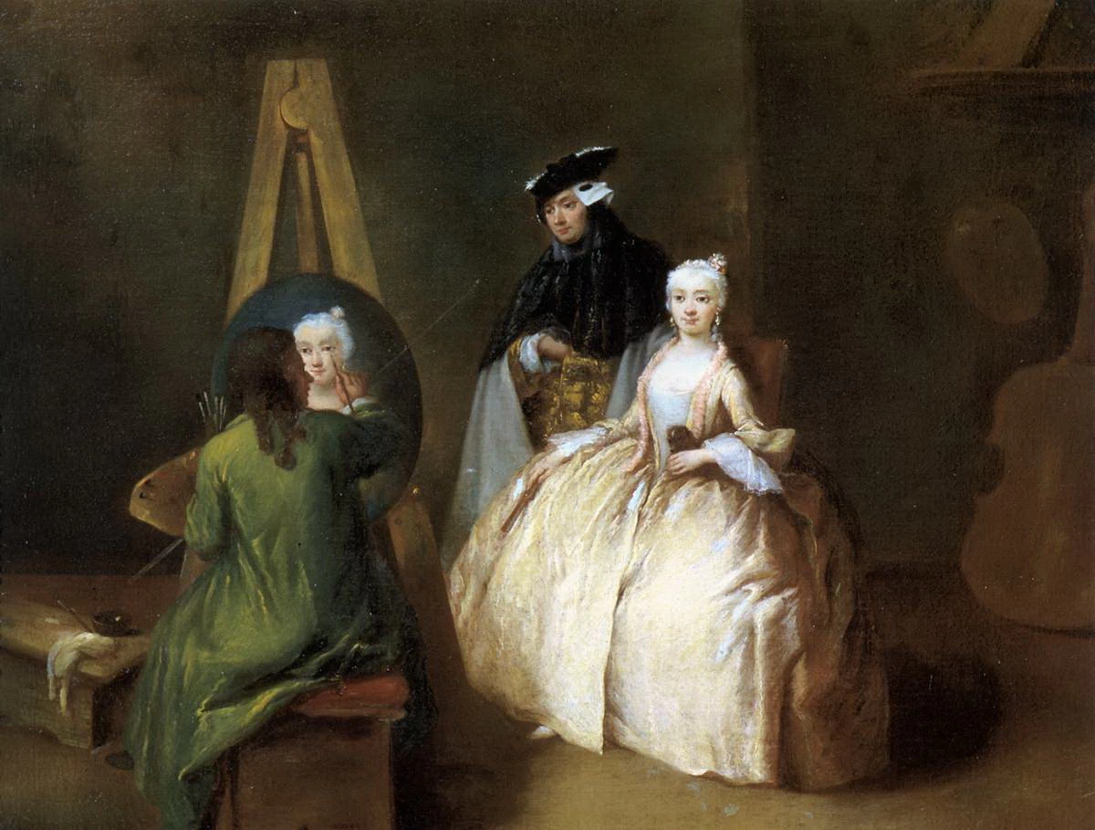 Nello studio del pittore - Museo del Settecento Veneziano, Ca' Rezzonico, Venezia
